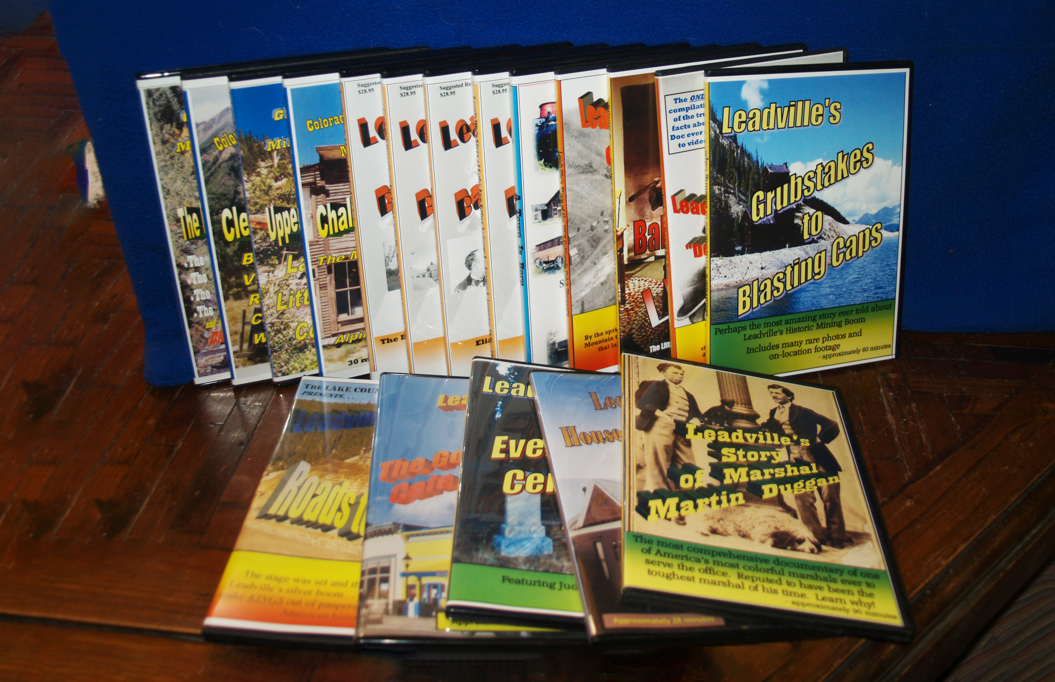 Photo of DVD titles